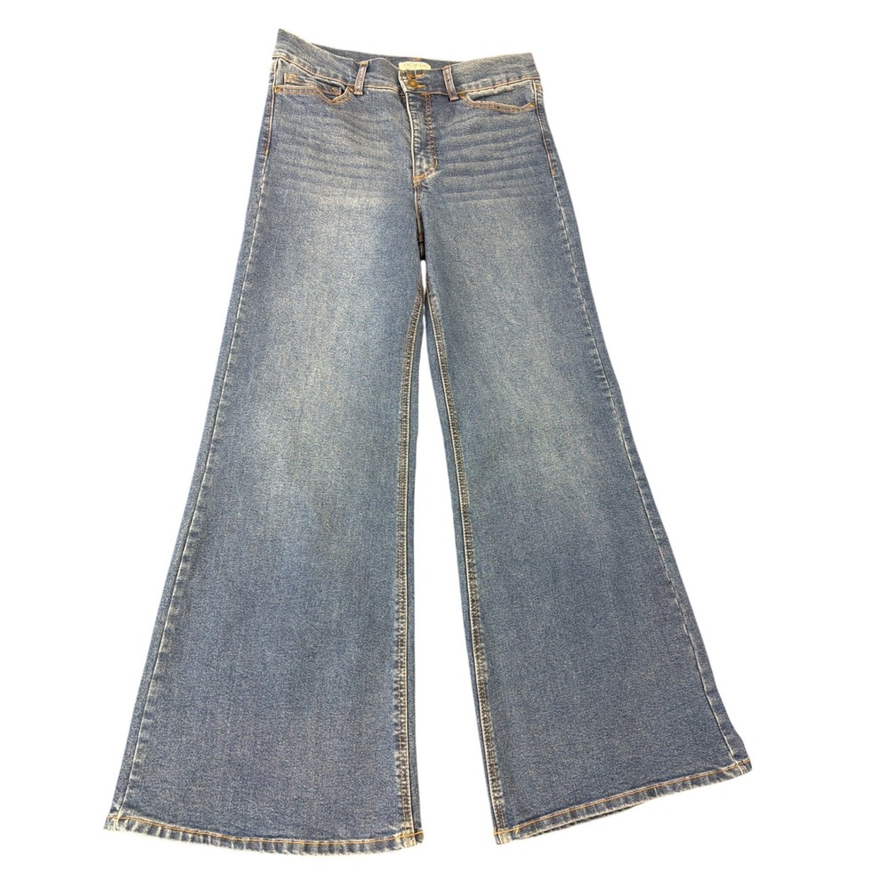 Sofia Jeans Margot Wide Leg Blue Denim High Rise Size 10